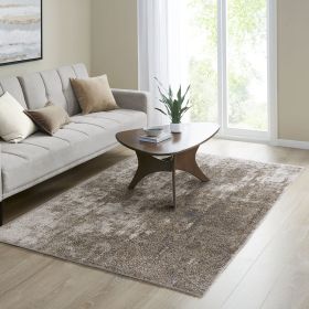 Haley Cozy Shag Abstract Area Rug