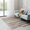 Riley Watercolor Abstract Stripe Woven Area Rug