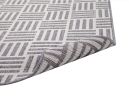 Nantucket White and Gray Polypropylene Indoor/ Outdoor Area Rug 5x8