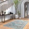 Laguna Highland Blue/Natural/Coral/Ivory Area Rug 4x6