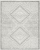 Benzara Gray Viscose Area Rug 8x10