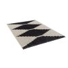 Amanda Black & Ivory Modern Area Rug