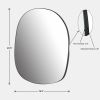 ( Don't Sell on Amazon;  Wayfair ) Asymmetrical Accent Wall Mounted Mirror Decorative Living Room Bedroom Entryway;  2 Sizes