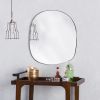 ( Don't Sell on Amazon;  Wayfair ) Asymmetrical Accent Wall Mounted Mirror Decorative Living Room Bedroom Entryway;  2 Sizes