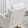 [Video] Welike 27.5 "W Modern Accent High Back Living Room Casual Armchair Rocker with One Lumbar Pillow, Two Side Pockets.