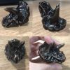 3 Pcs Resin Simulation Dinosaur Fossil Furniture Knobs Triceratops Drawer Knobs Cabinet Pulls, Bronze