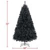 4.5 Pre-lit Flocked Christmas Tree with Warm Lights, Frosted White