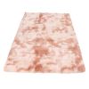 Area Rug Indoor Modern Tie Dying Soft Shaggy Floor Carpet for Living Room Bedroom 160x230cmCoffee