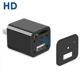 Simple And Creative Home Mini Camera Charger (Option: Black-EU)