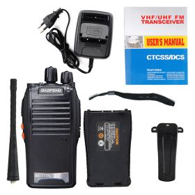 Civil High-power Mini Handheld Vehicular Transceiver High-power Walkie-talkie (Option: Black-US)