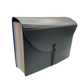 File Holder Folder Capacity Multi-layered Material (Option: 18lines)