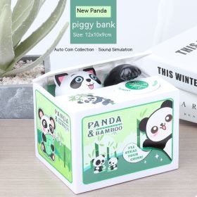 Music Steal Money Cat Coin Bank Money Box Christmas Gift (Option: New Panda)