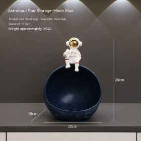 Astronaut Entrance Key Storage Living Room Home Ornaments (Option: Moon Blue Astronaut)