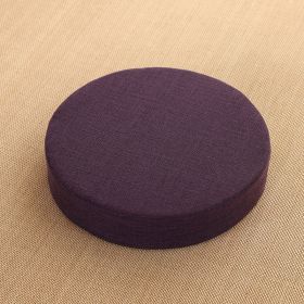 Putuan Mat Tatami Mat Floor Mat Lazy Cloth Balcony (Option: Dark Purple-Diameter 40cm Thickness 6cm)