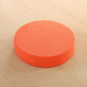 Putuan Mat Tatami Mat Floor Mat Lazy Cloth Balcony (Option: Orange-Diameter 40cm Thickness 6cm)