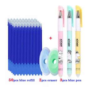 Cartoon Erasable Grinding Magic Erasable Gel Pen (Option: Suit-Blue Suit 5)