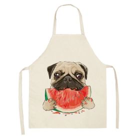 Cartoon Puppy Sleeveless Apron Home Daily Use (Option: W 02508-47x38cm)