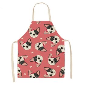 Cartoon Puppy Sleeveless Apron Home Daily Use (Option: W 0250-47x38cm)