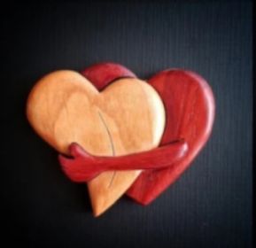 Valentine's Day Wooden Love Artware Decorations Ornaments (Option: C Style)