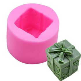 Fondant Cake Chocolate Gift Box Candle Silicone Mold (Option: Type A)