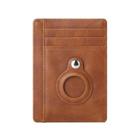 Tracker Protective Case Leather Wallet (Color: brown)