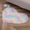 1pc, Tie-dye Silk Wool Area Rug, Plush Carpet, PV Velvet Floor Mat, 27.56*31.5inch