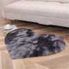 1pc, Tie-dye Silk Wool Area Rug, Plush Carpet, PV Velvet Floor Mat, 27.56*31.5inch