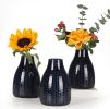 Vase Set of 3, Decorative Ceramic Vase, Vase for Decor Home Living Room Office Parties Wedding, 3.7" Wide 5.5" Tall