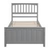 Wood Platform Bed Twin size Platform Bed