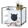 The 2-in-1 Hidden Cat Washroom And Side Table Furniture Cabinet