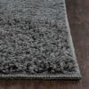 Traditional Solid Casual Tufted Shag Indoor Area Rug