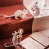 Creative Nordic Resin Mouse Table Lamp Desk LED Night Lights Small Mini Rat Desk Lamps