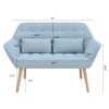 50 "width Loveseat sofa - Ergonomic with pillow