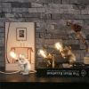 Creative Nordic Resin Mouse Table Lamp Desk LED Night Lights Small Mini Rat Desk Lamps