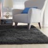 Fluffy Bedroom Rug 4' x 2.6' Anti-Skid Shaggy Area Rug Decorative Floor Carpet Mat