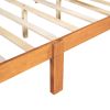 Full Size Wood Platform Bed with Headboard and Wooden Slat Support