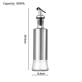 Kitchen Storage Bottle Cooking Oil Vinegar Seasoning Bottle Glass (Option: Other-300ML Ordinary Model)