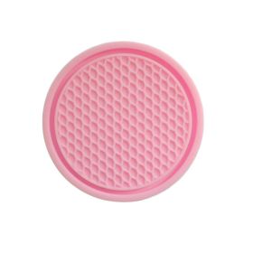 Cross-border Car Coaster A Large Number Of Spot Car PVC Heat Insulation Non-slip Mat Car Water Cup Mat (Option: Pink-2PCS)