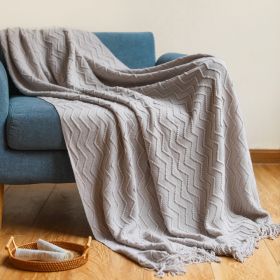 Sofa Cover Cover Blanket Thickened (Option: Khaki-130x200cm)